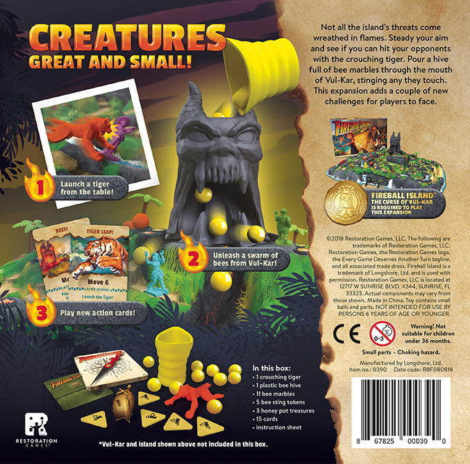 Crouching Tiger, Hidden Bees! (Fireball Island Expansion) - Image 3