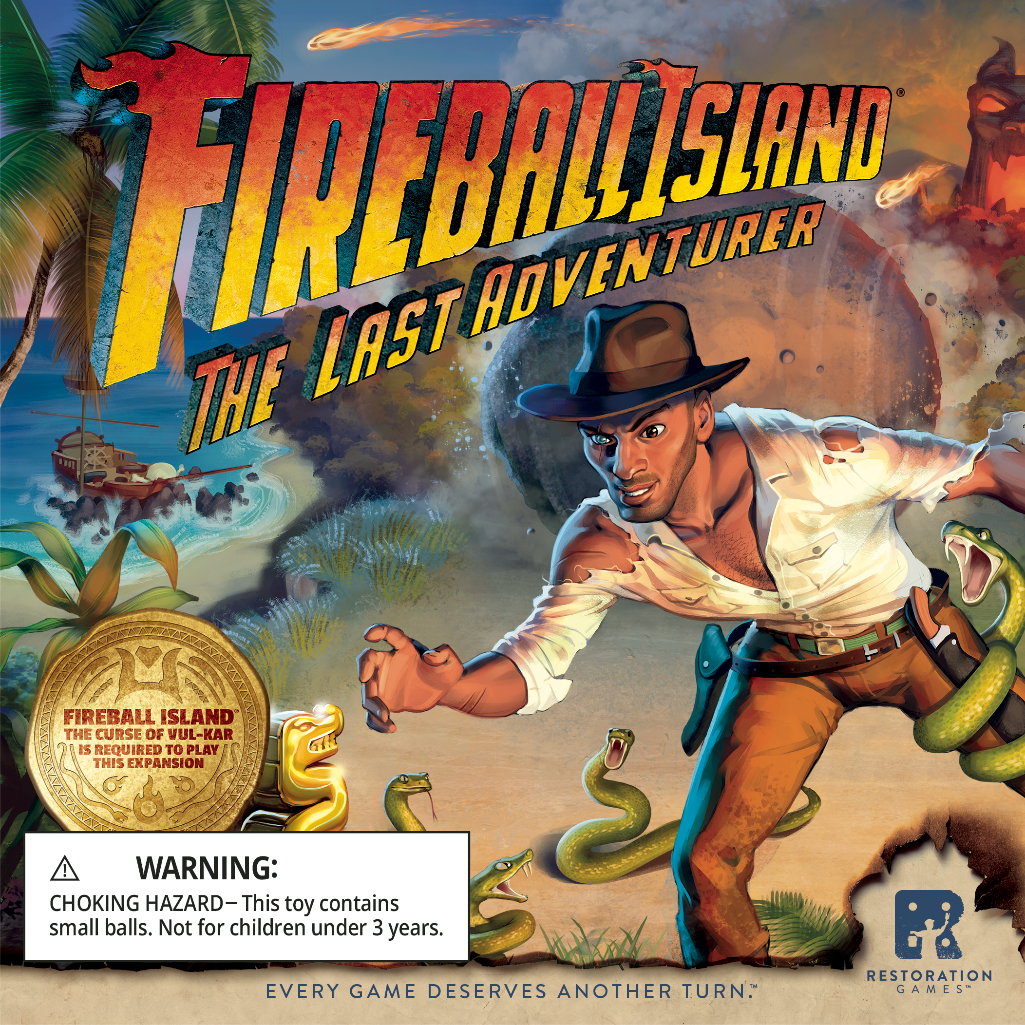 FireBall Island The Last Adventurer Boxtop