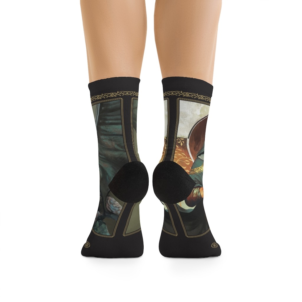 Return to Dark Tower socks - Orphaned Scion vs Dragon - Image 3