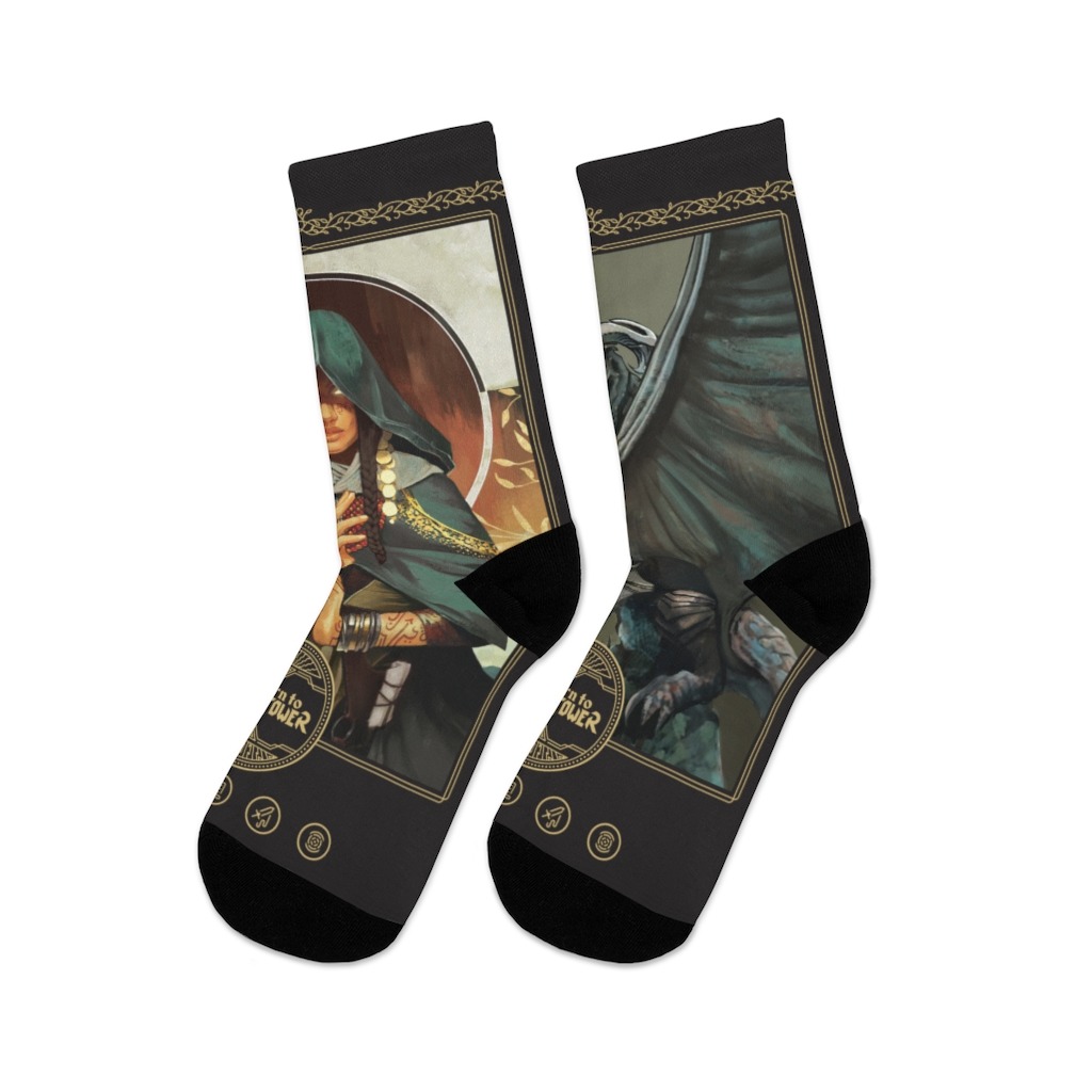 Return to Dark Tower socks - Orphaned Scion vs Dragon - Image 6
