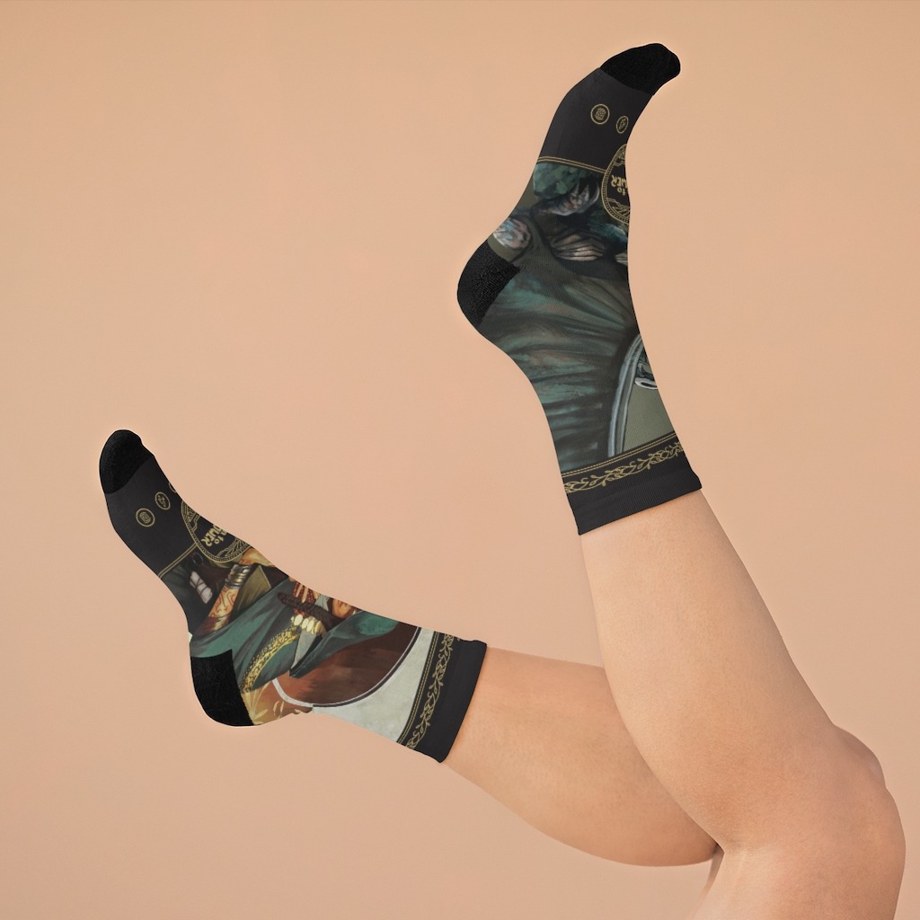 Return to Dark Tower socks - Orphaned Scion vs Dragon - Image 8