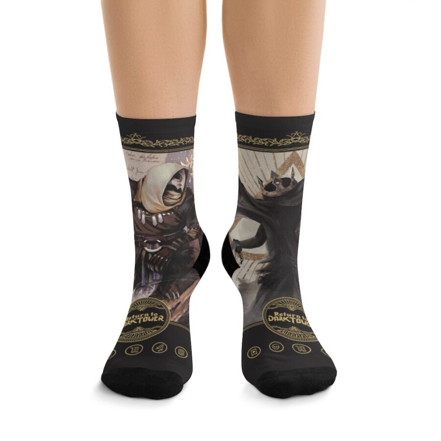Return to Dark Tower socks - Spymaster vs Empress of Shades