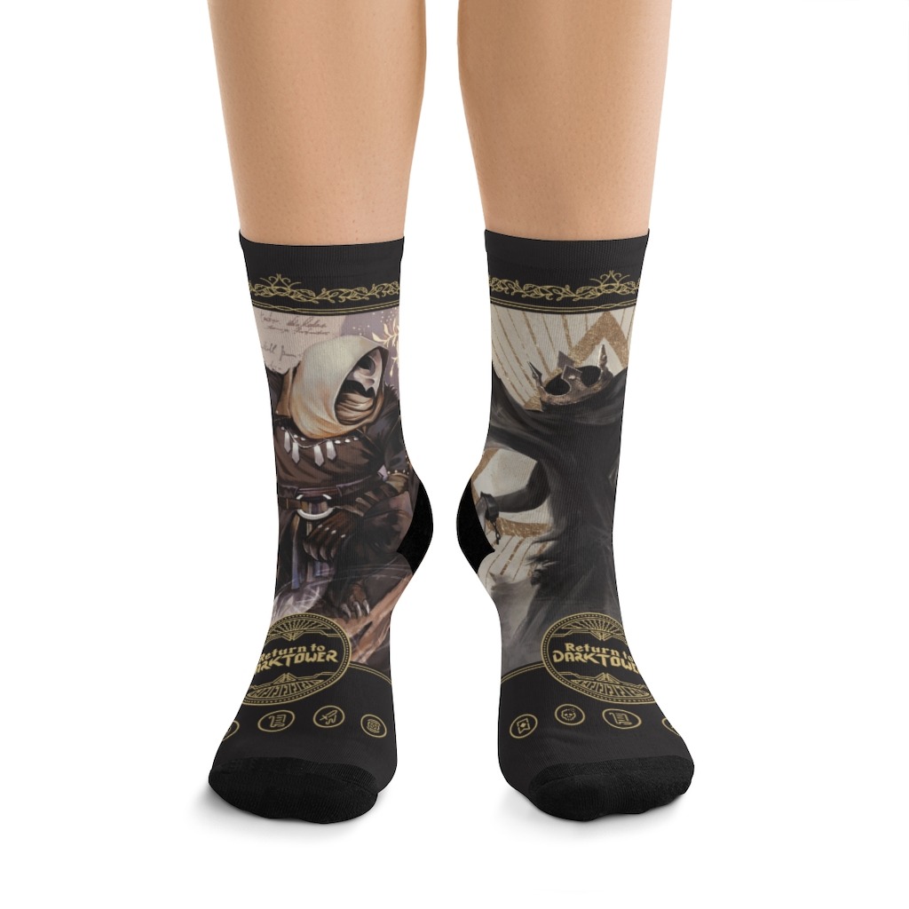 Return to Dark Tower socks - Spymaster vs Empress of Shades