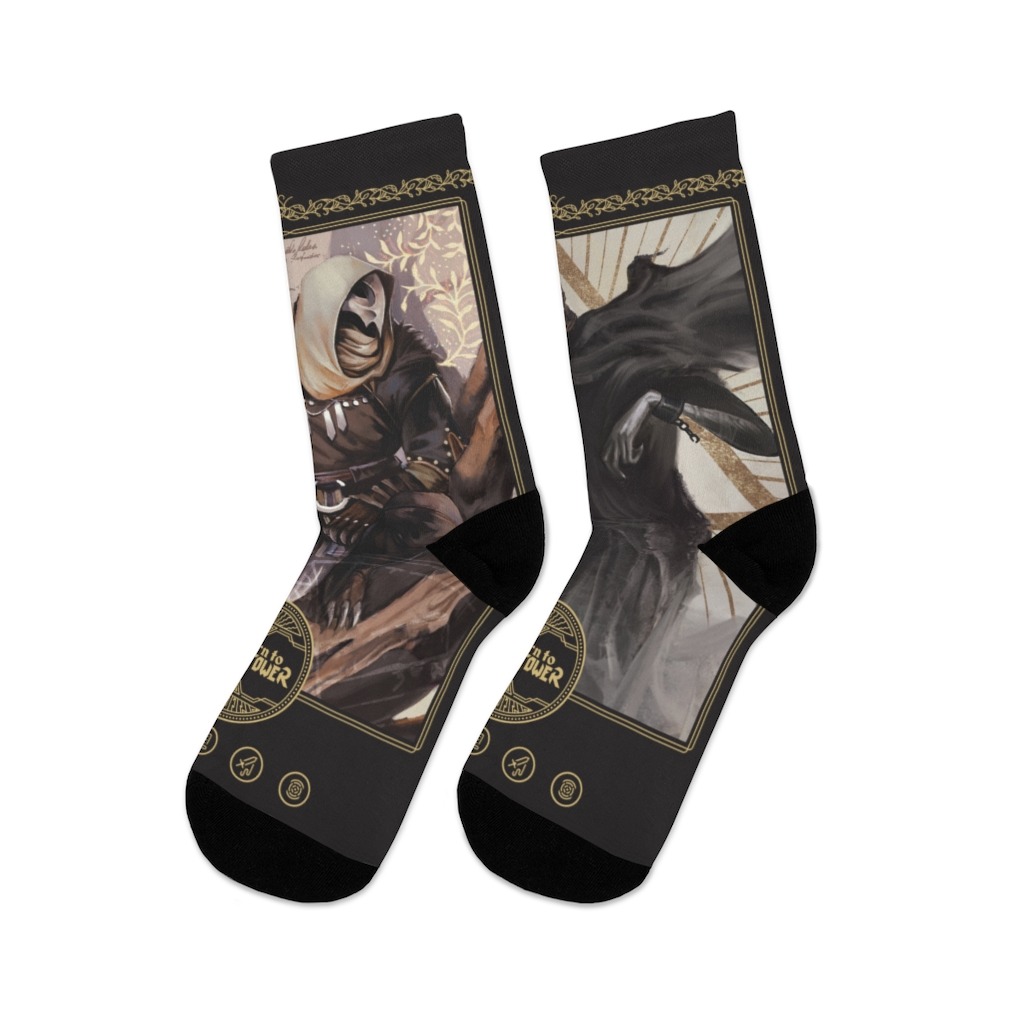 Return to Dark Tower socks - Spymaster vs Empress of Shades - Image 6