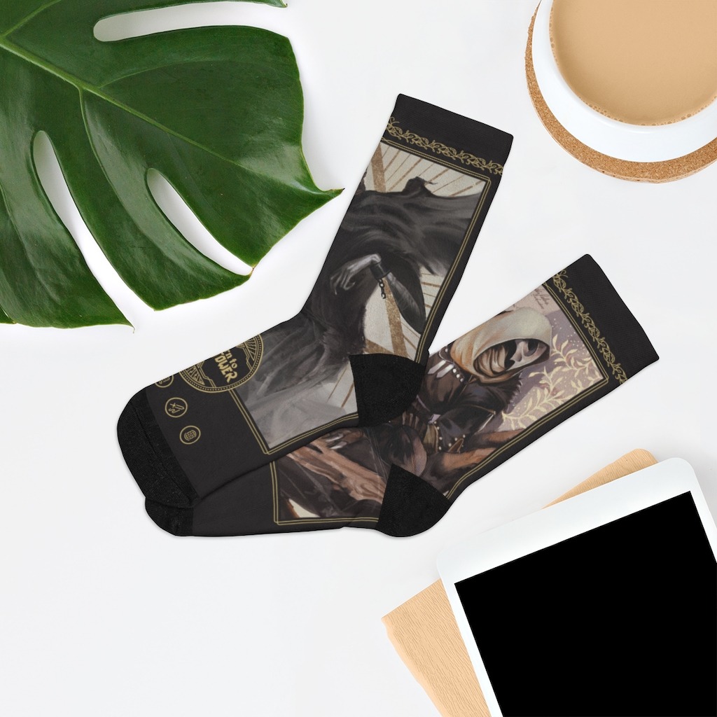 Return to Dark Tower socks - Spymaster vs Empress of Shades - Image 7