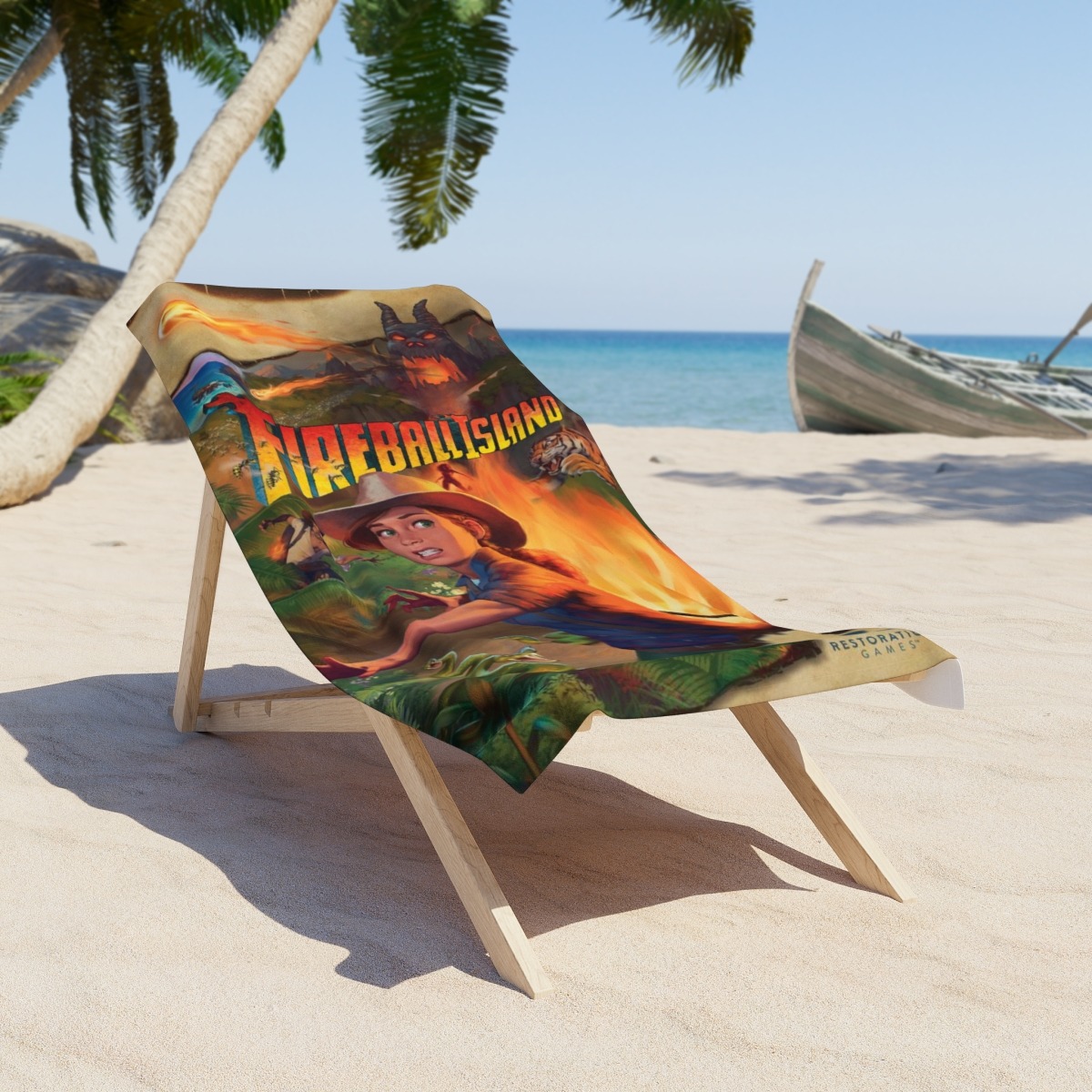 Fireball Island Beach Towel - Image 4