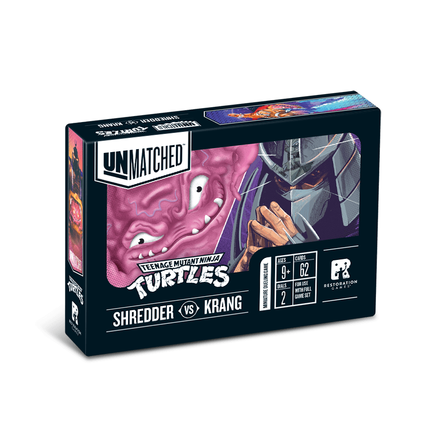 Unmatched Adventures: TMNT - Shredder & Krang Hero Decks