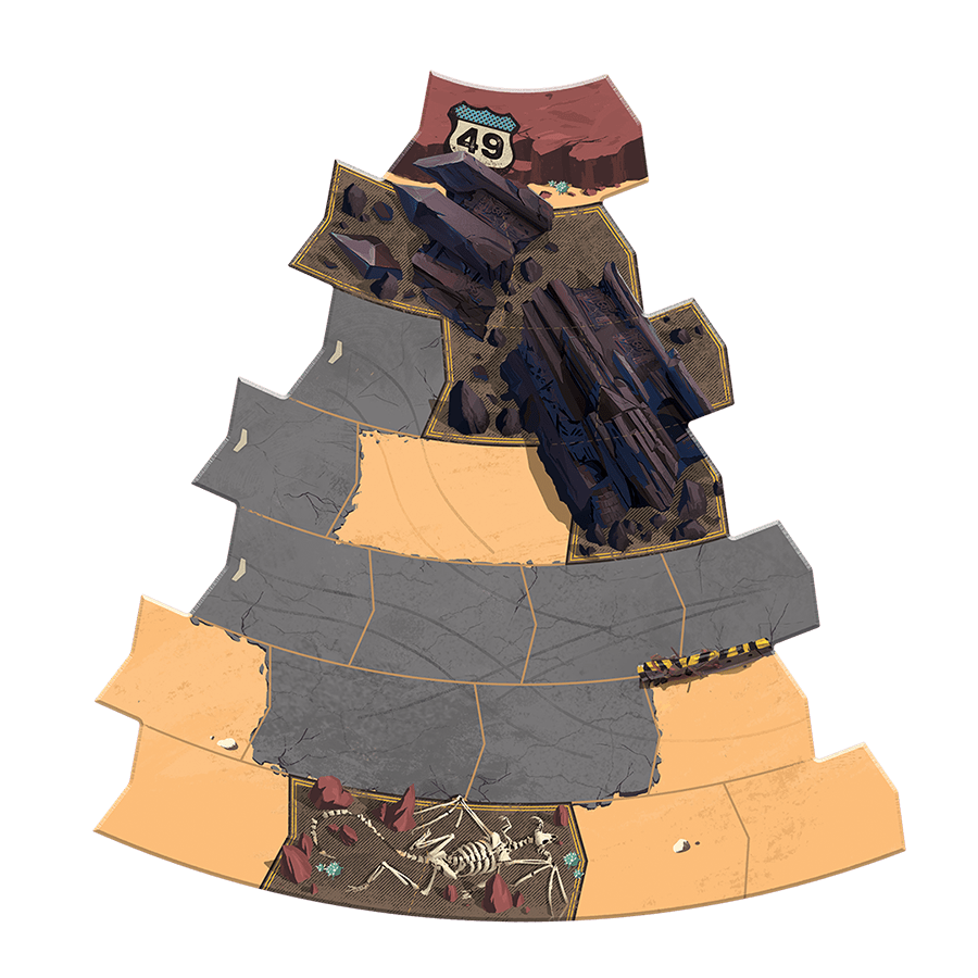 Thunder Road: Fallen Tower Board - Image 3